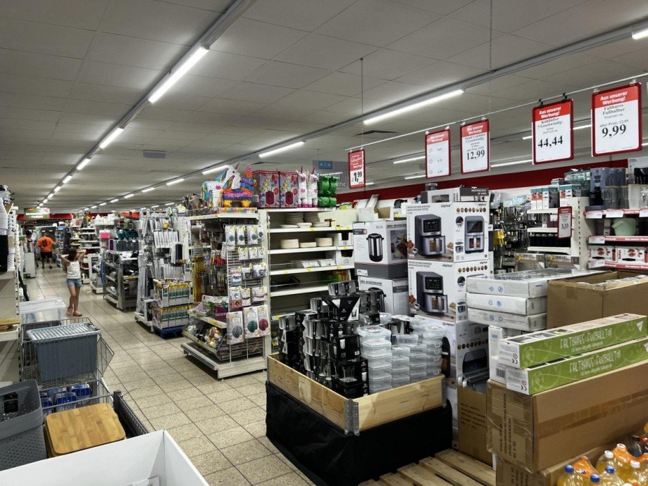 Innenansicht Verbrauchermarkt Castrop-Rauxel