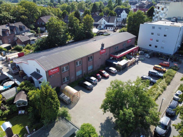Luftbild 1 Castrop-Rauxel Verbrauchermarkt Vielseitige Einzelhandelsimmobilie in etablierter Handelslage von Castrop-Rauxel